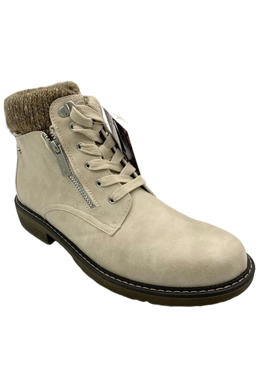 MUK LUKS Women's Garland Georgia Boots Stone - Medium